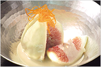 いちじくの胡麻掛け