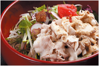 豚しゃぶ蕎麦