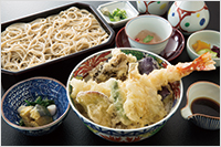 大海老天丼・蕎麦定食イメージ