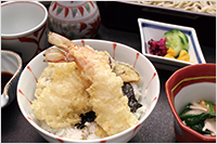 ミニ天丼・蕎麦定食